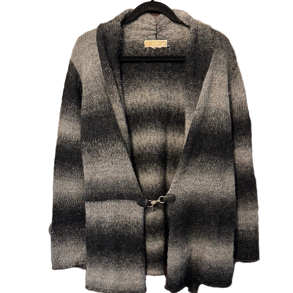 MICHAEL Michael Kors Black and Gray Cardigan
